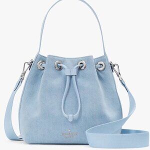 Kate Spade Kip Denim Bucket Bag NWT